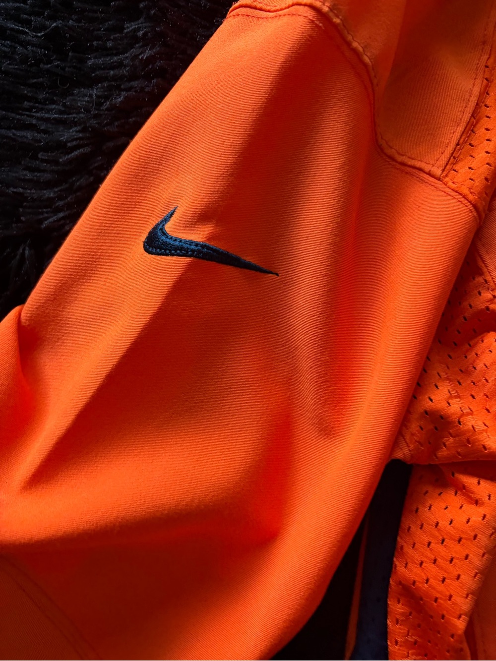 NFL Orange Game Jersey with Navy Trim - Picture 6 of 6